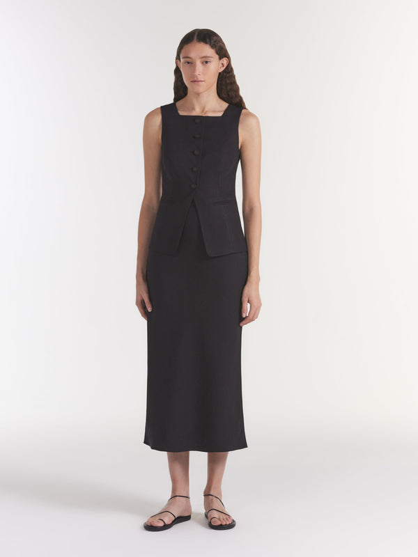 Saloni Carine B Skirt In Black