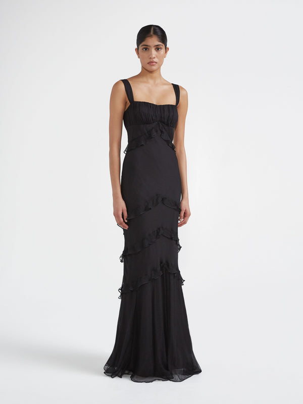 Saloni Chandra Dress In Black