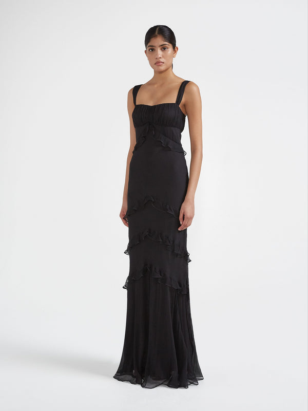 Saloni Chandra Dress In Black