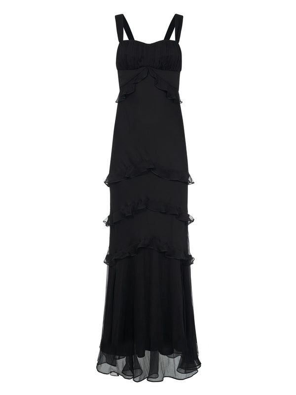 saloni Chandra Dress in Black