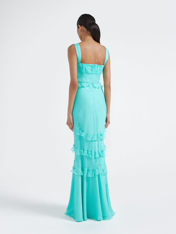 Saloni Chandra Dress In Mint