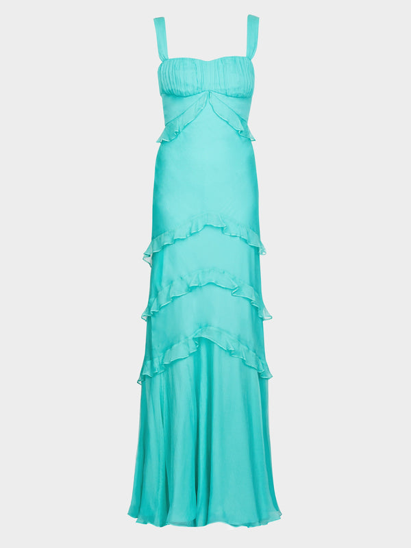 saloni Chandra Dress in Mint