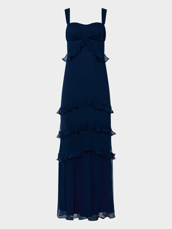saloni Chandra Dress in Navy
