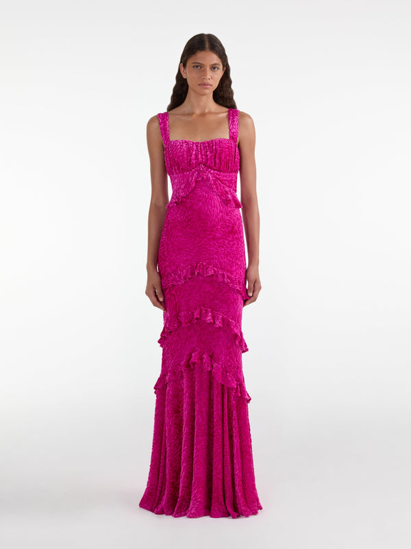 Saloni Chandra Dress In Orchid