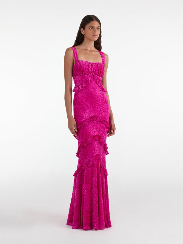 Saloni Chandra Dress In Orchid