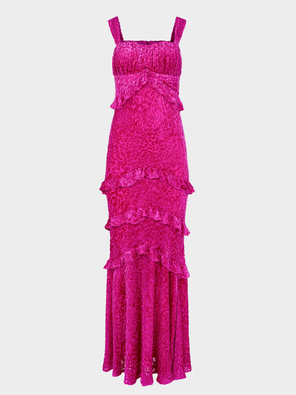 saloni Chandra Dress in Orchid