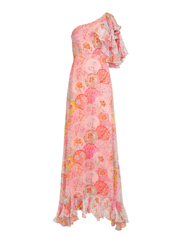 saloni Danielle Dress in Atlantis Fuchsia