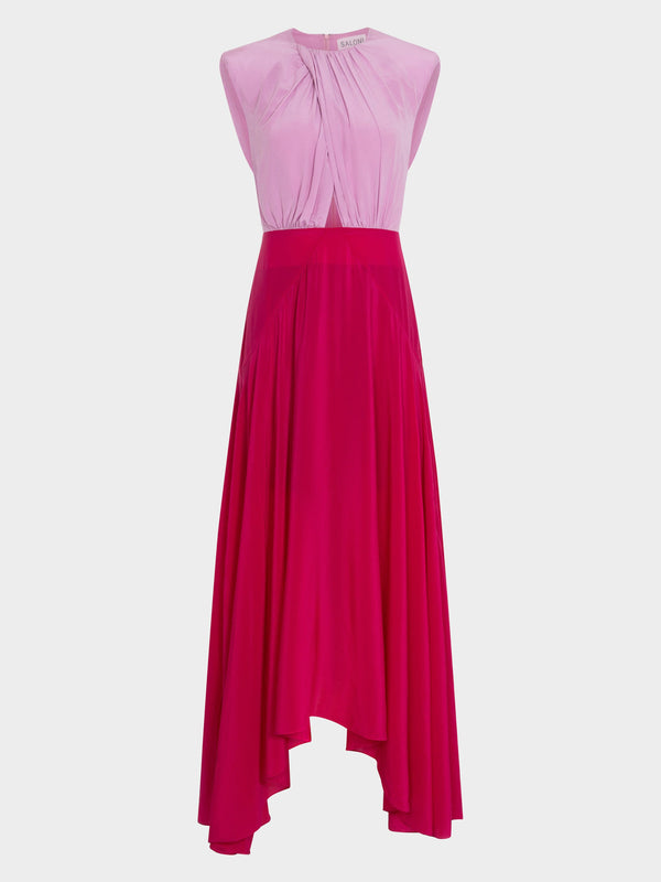 saloni Divya Dress in Light Peony