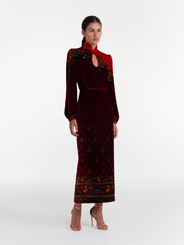 Saloni Domino Dress In Budapest Trail