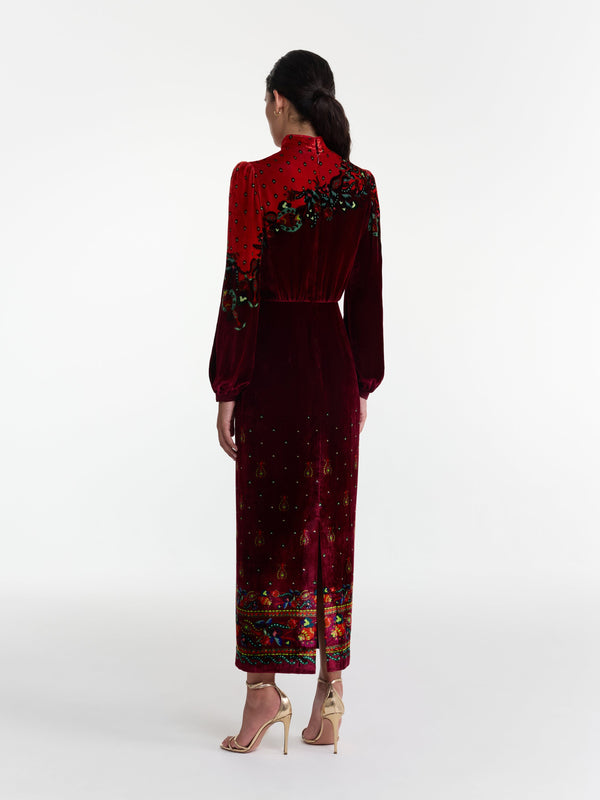 Saloni Domino Dress In Budapest Trail