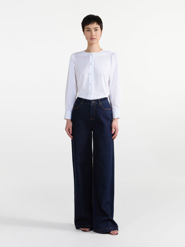 Saloni Erin B Shirt In White