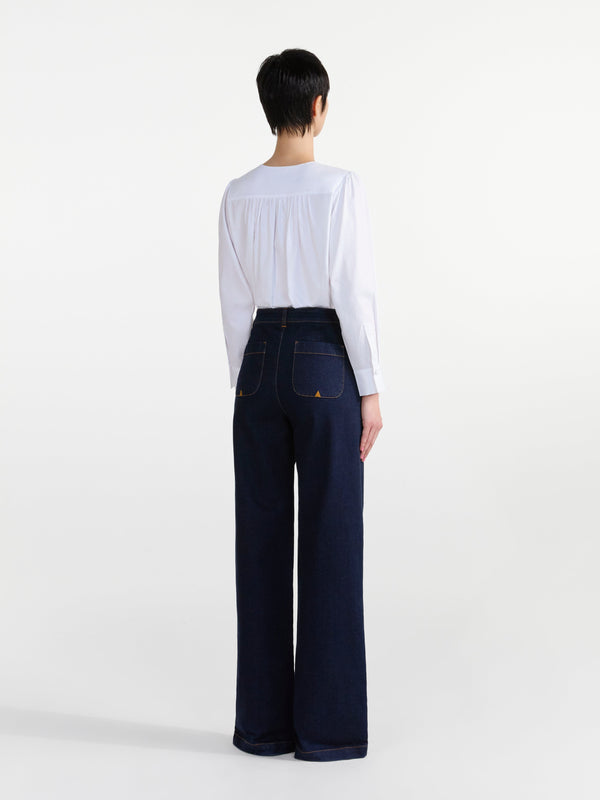 Saloni Erin B Shirt In White