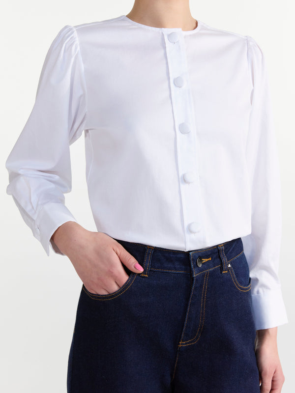 Saloni Erin B Shirt In White