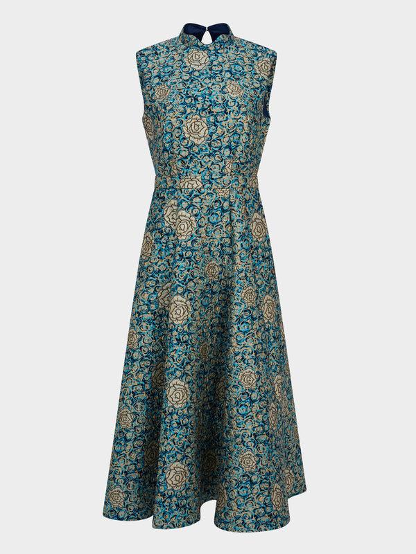 saloni Flora Dress in Callaina