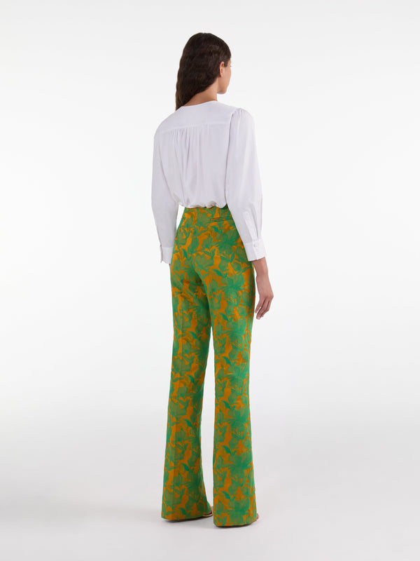 Saloni Flute B Trouser In Raja