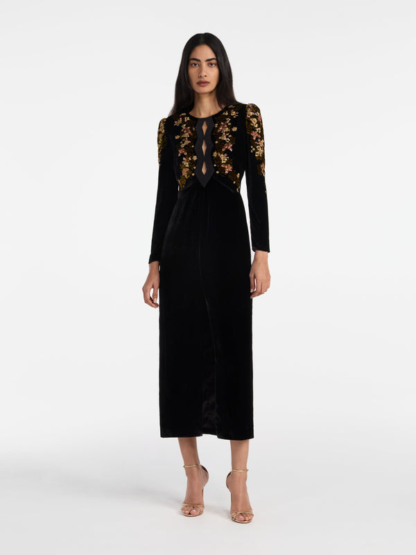 Saloni Jinx C Dress In Rosaura
