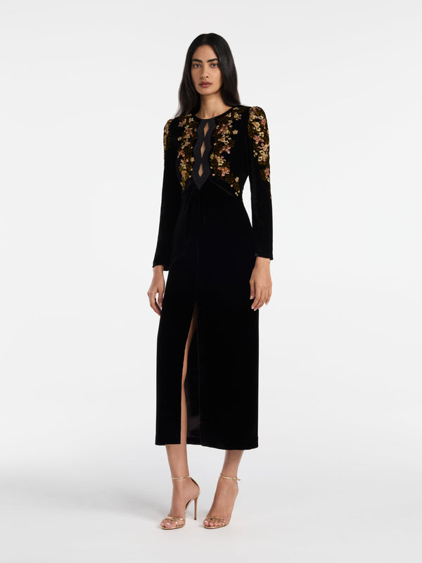 Saloni Jinx C Dress In Rosaura