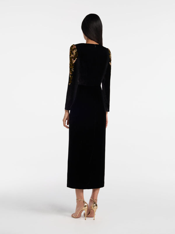 Saloni Jinx C Dress In Rosaura