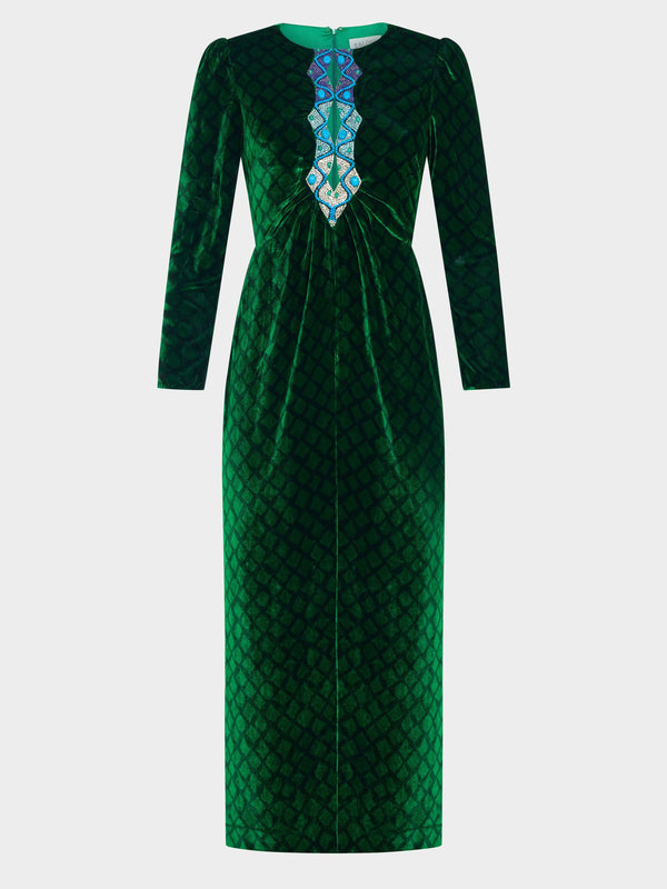 saloni Jinx C in Klimt Emerald