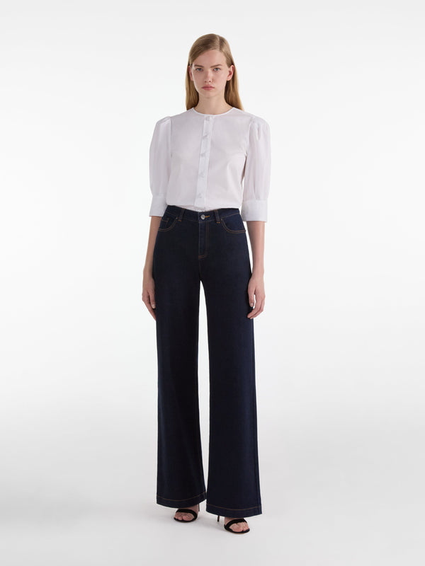 Saloni Jojo Shirt In White