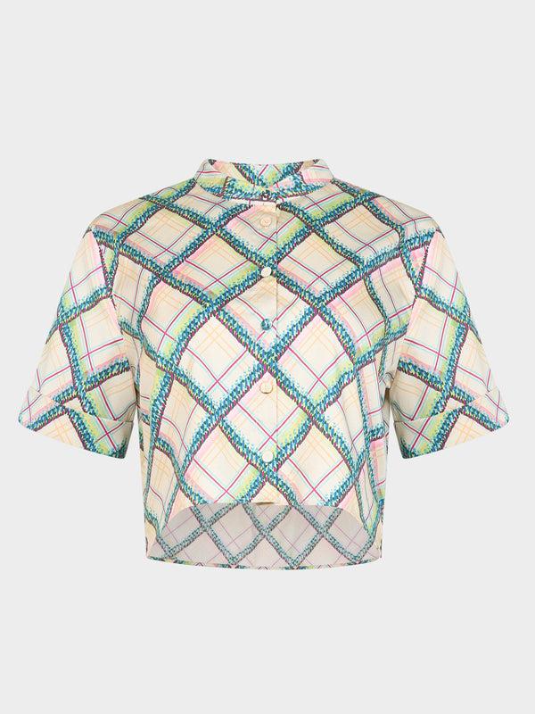 saloni Jude B Shirt in Compass Check