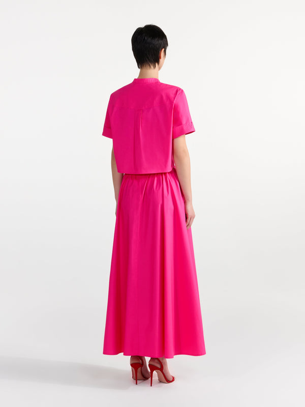 Saloni Jude B Shirt In Honeysuckle Pink