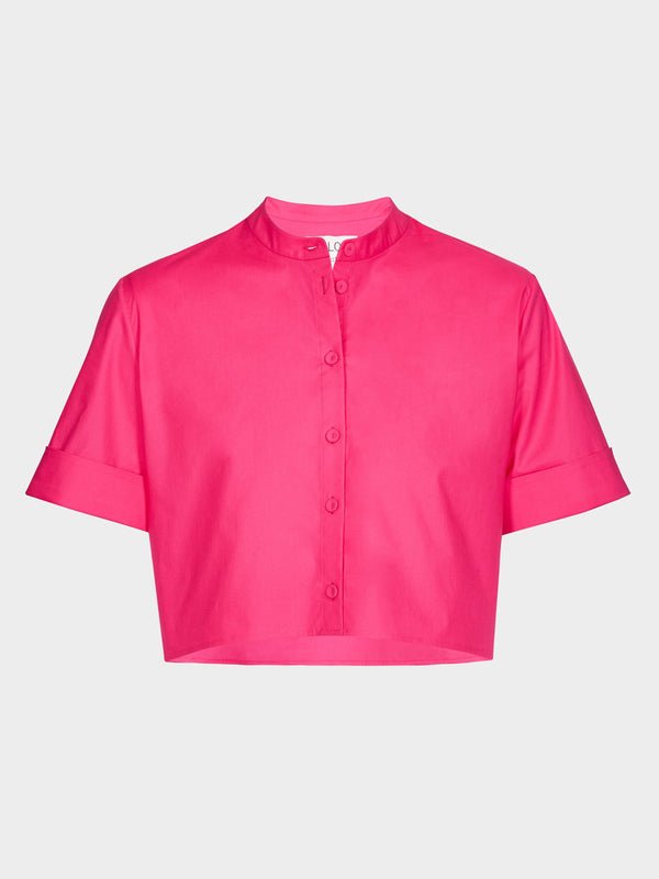 saloni Jude B Shirt in Honeysuckle Pink