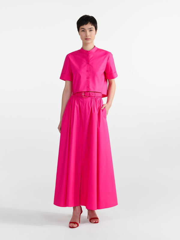 Saloni Judi Skirt In Honeysuckle Pink
