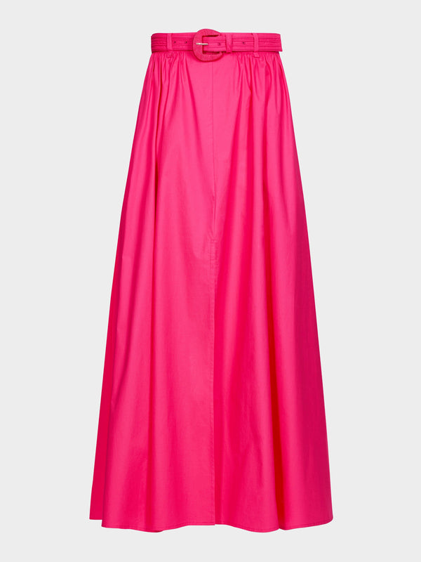 saloni Judi Skirt in Honeysuckle Pink