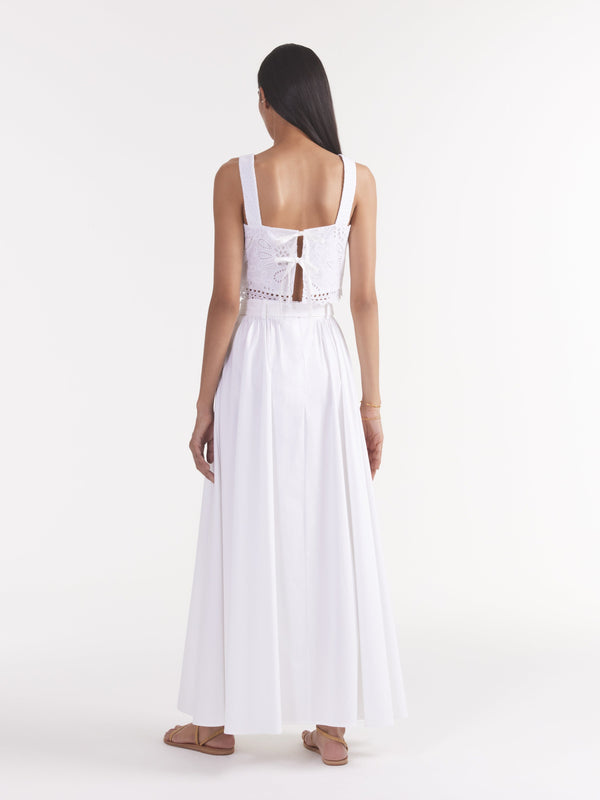 Saloni Judi Skirt In White