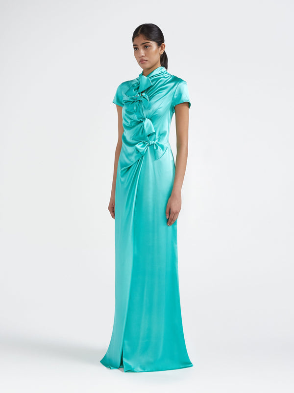 Saloni Kelly Dress In Mint