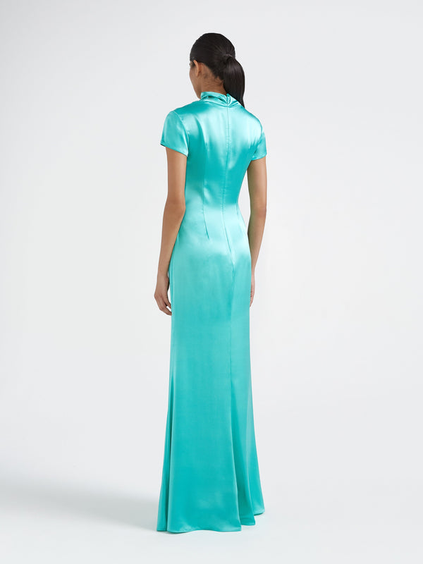 Saloni Kelly Dress In Mint