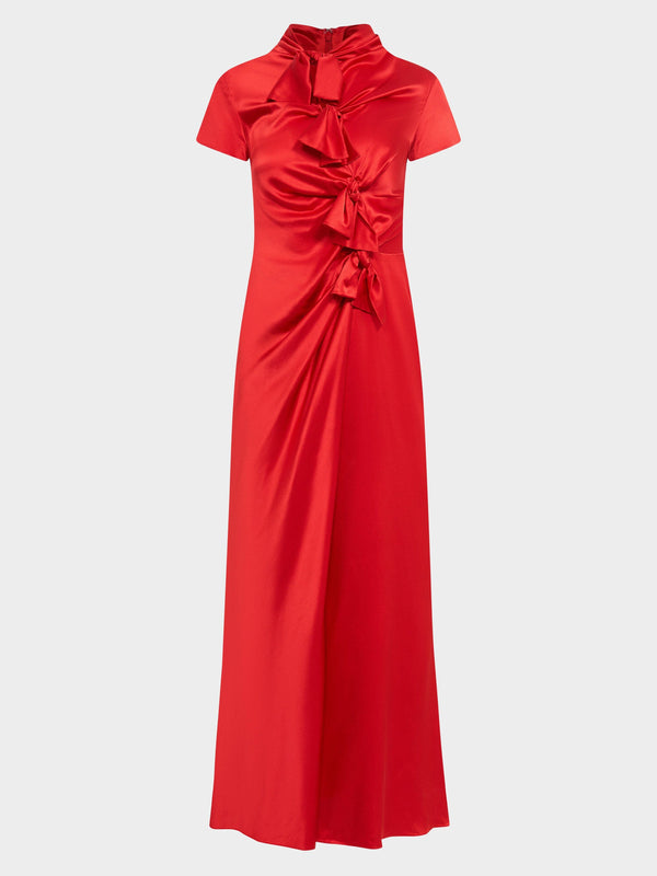saloni Kelly Dress in Scarlet