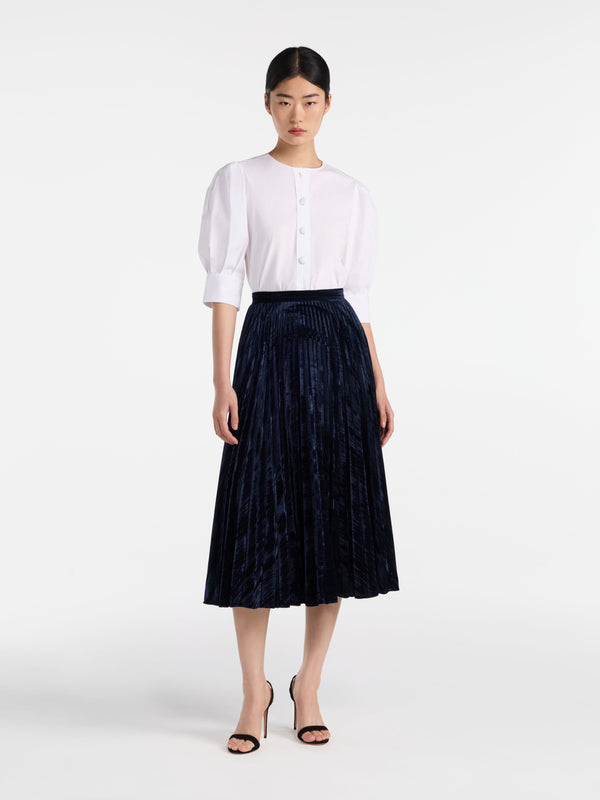 Saloni Kim Skirt In Dark Navy