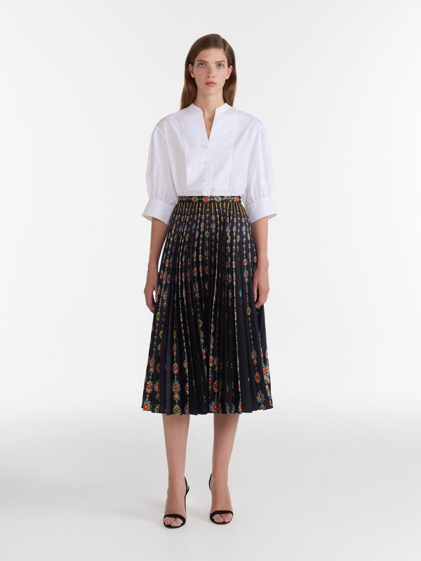 Saloni Kim Skirt In Pendant Stripe