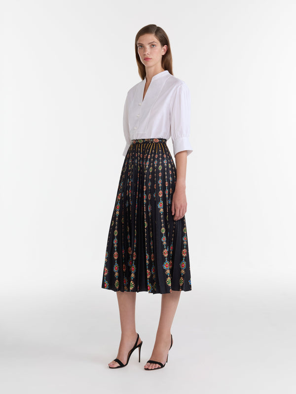 Saloni Kim Skirt In Pendant Stripe