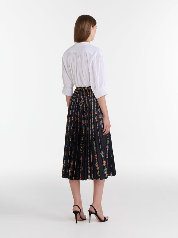 Saloni Kim Skirt In Pendant Stripe