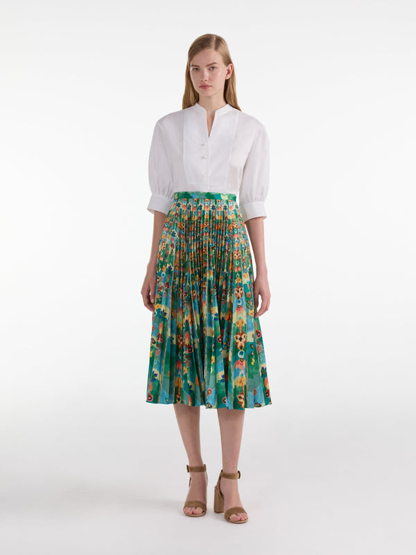 Saloni Kim Skirt In Stellate Border