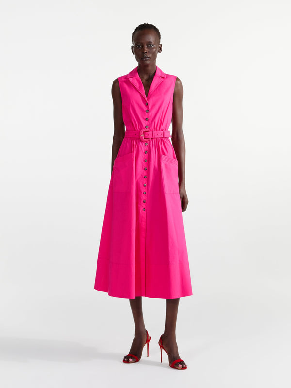 Saloni Kirat Dress In Honeysuckle Pink