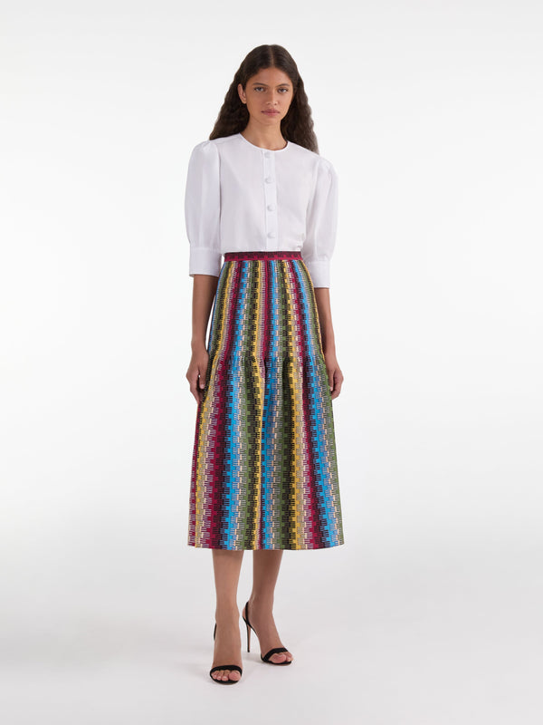 Saloni Maggie B Skirt In Parterre