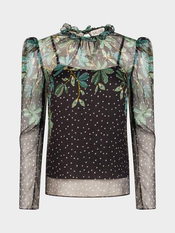 saloni Mel B Top in Pelta Topiaria