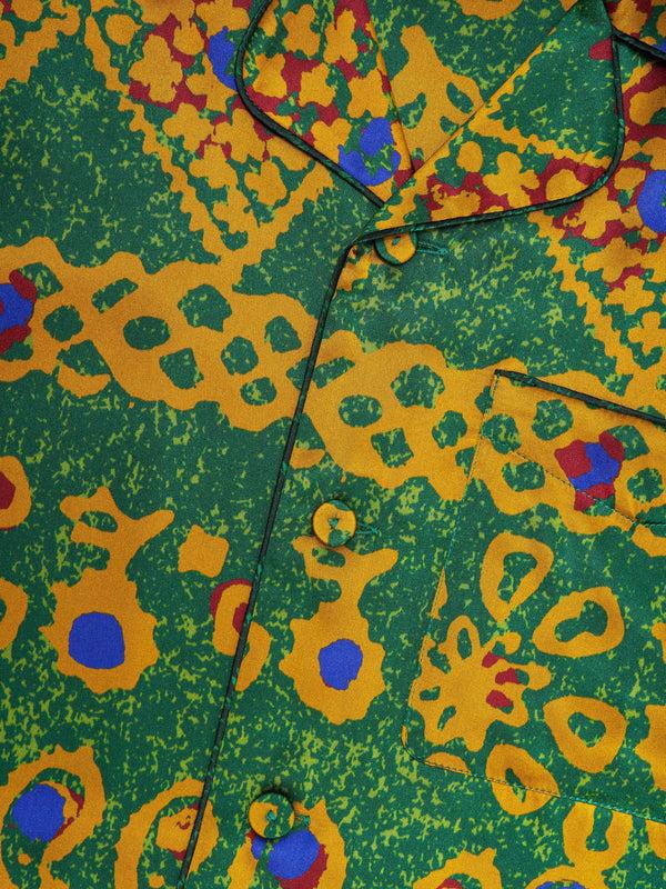 Saloni Men's Classic PJ Set In Verdite Batik