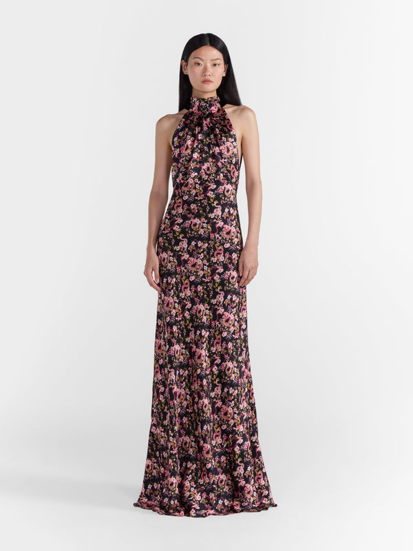 Saloni Michelle Dress Noir Hidden Ophidian