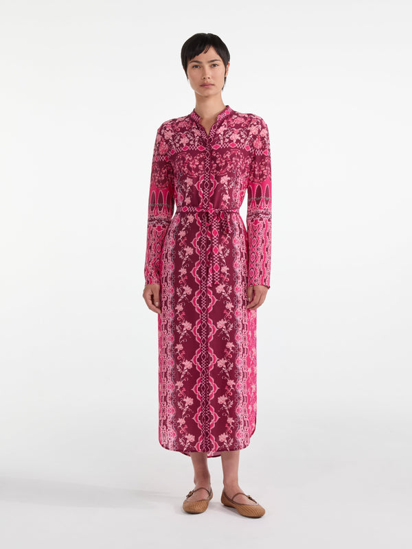 Saloni Molly D Dress In Cornice Flora