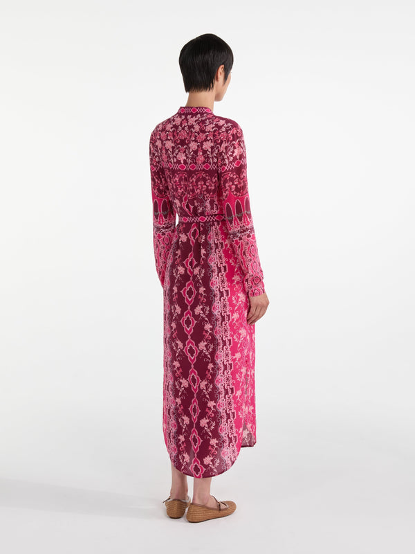 Saloni Molly D Dress In Cornice Flora