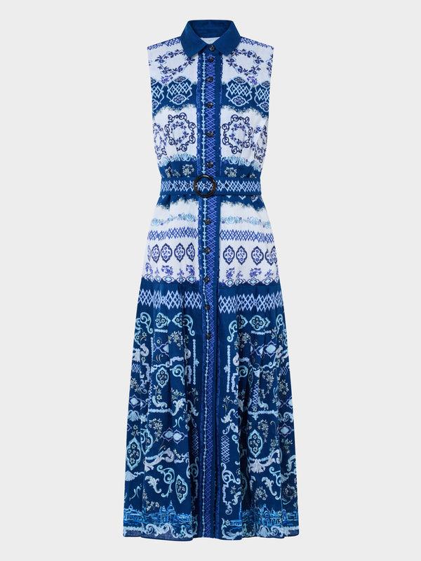 saloni Nya Dress in Riviera