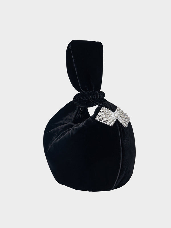 Saloni Pori Bag In Black