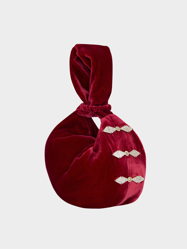 Saloni Pori Bag In True Red