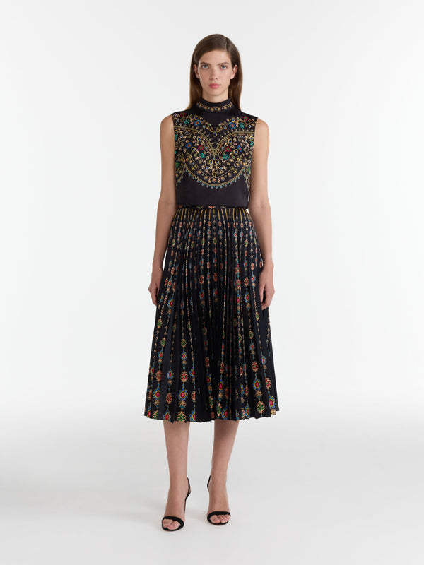 Saloni Ren Top In Pendant Border