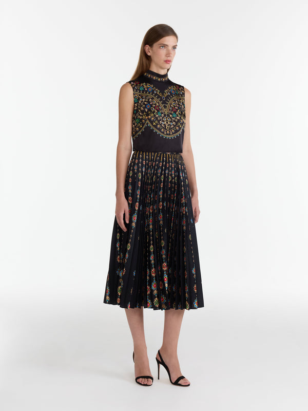 Saloni Ren Top In Pendant Border